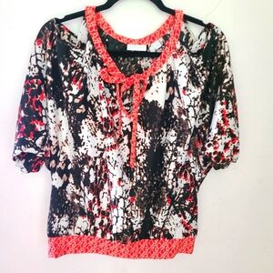 NEW YORK & COMPANY  cold shoulder top blouse